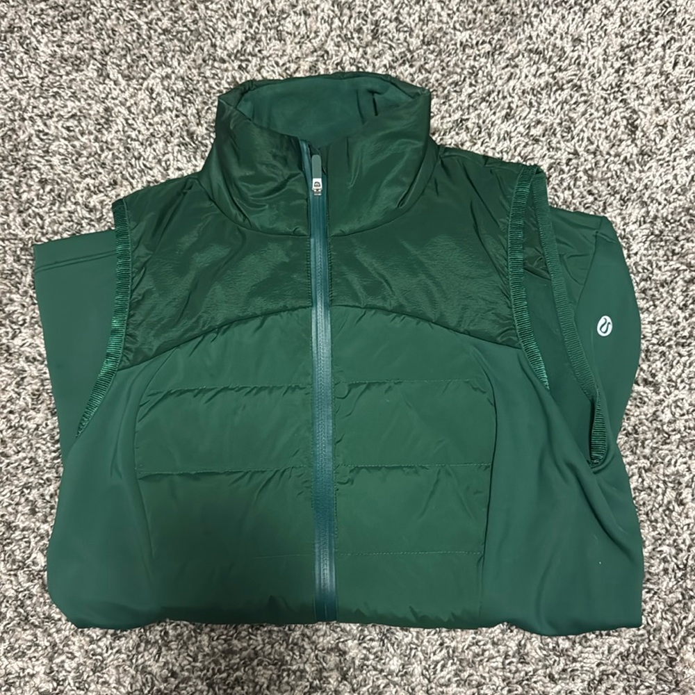 lululemon athletica Forest Green Quilted Vest